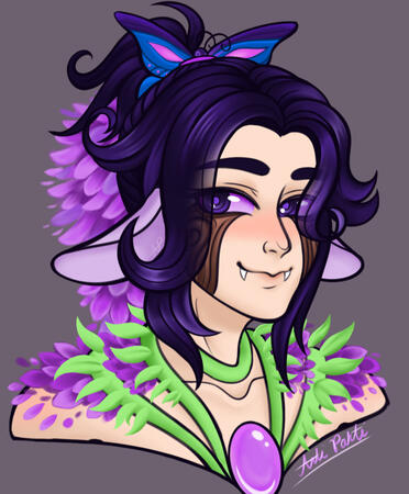 Ava, my Sapling Sprite (Shaded)